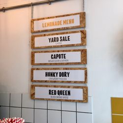 Bristol Squeezed - Lemonade menu