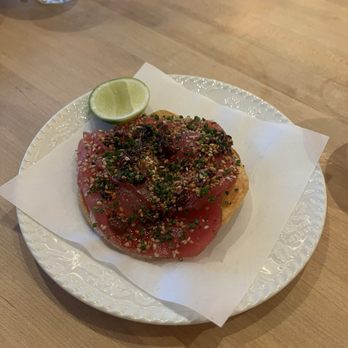 Goodtime Bar - Tuna tostada - Wine Bars Near Me - San Jose, California