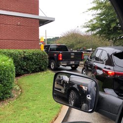 McDonald's - In line for 45 minutes they don't pull cars to parking to wait on food