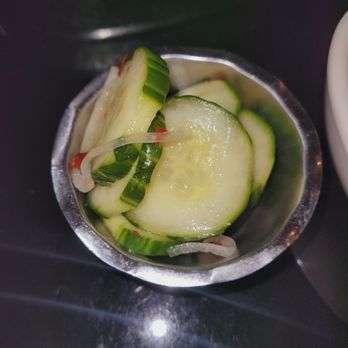 Oak Parker - Pickled cucumber palate cleanser - Cocktail Bars Near Me - Oak Park, Michigan