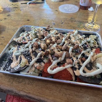Yellow Dog Eats - tuna poke nachos - Sandwiches Near Me - Windermere, Florida