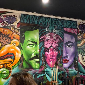 Flacos House - Cool art around the pool tables - Mexican Near Me - Richmond Hill, Georgia