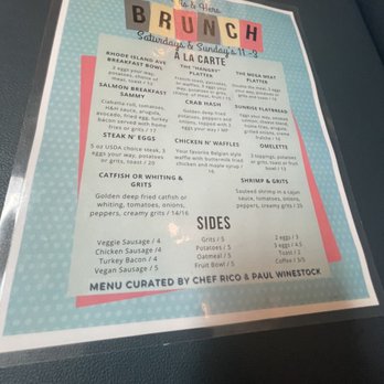 His & Hers - Menu - New American Near Me - Washington, DC, District of Columbia