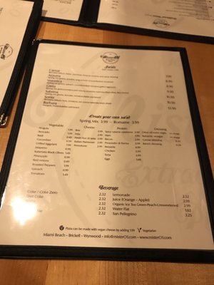 Menu photo 6 Mister O1 Extraordinary Pizza - South Beach Miami Beach, FL