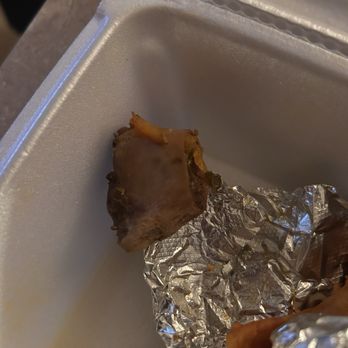 Brunchaholics - Bone found in my burrito - Soul Food Near Me - DeSoto, Texas