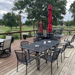 South Ridge Golf & Pub - Back deck overlooking the golf course.