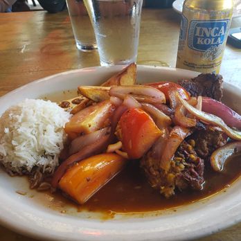 Coya Peruvian Secret - Lomo Saltado and an Inca Cola - Peruvian Near Me - Del Mar, California Coya Peruvian Secret - Lomo Saltado and an Inca Cola - Peruvian Near Me - Del Mar, California