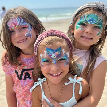 Fiesta Face Paint - Mermaid face painting party - Face Painting Near Me Fiesta Face Paint - Mermaid face painting party - Face Painting Near Me