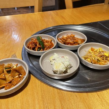 Kalim Korean BBQ - 5 appetizer sides - Korean Near Me - Montgomery, Alabama Kalim Korean BBQ - 5 appetizer sides - Korean Near Me - Montgomery, Alabama
