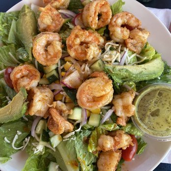 Baja Fish Tacos - Baja Salad with Shrimp - Mexican Near Me - Orange, California
