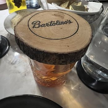 Bartolino's Twin Oaks - Cover for the smoked old fashioned. - Italian Near Me - Manchester, Missouri Bartolino's Twin Oaks - Cover for the smoked old fashioned. - Italian Near Me - Manchester, Missouri