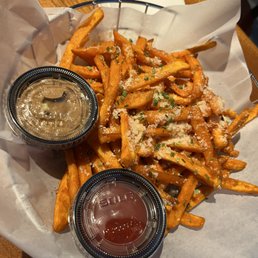 Sweet potato truffle fries Sweet potato truffle fries