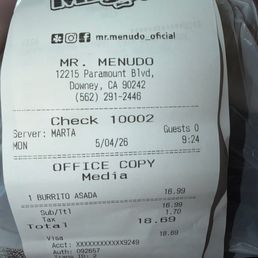 Receipt