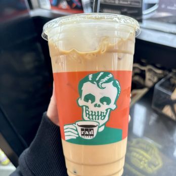 Rad Coffee - Iced vanilla latte - Coffee & Tea Near Me - Long Beach, California Rad Coffee - Iced vanilla latte - Coffee & Tea Near Me - Long Beach, California
