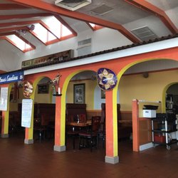 Las Palmas - From our booth near the front window, in front of the kitchen door.