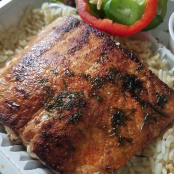 Gyromania - Salmon - Greek Near Me - Oxnard, California Gyromania - Salmon - Greek Near Me - Oxnard, California