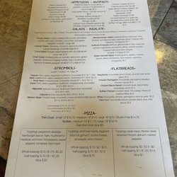 Ruffino’s Italian Kitchen Pizzeria - Menu summer 2023