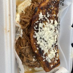 Pa’que Roberto - A corn pocket with fresh cheese and most delish chucks of pork.