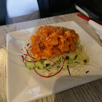 Takosushi - Salmon Tartare* Good size! Love this. - Japanese Near Me - Augusta, Georgia