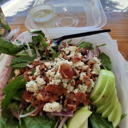 Apple Pecan Spinach Salad.