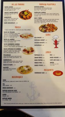 Menu photo 3 Gamba's Seafood Grill Edinburg, TX