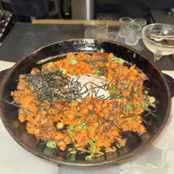 COTE Miami - Kimchi Wagyu Paella - Korean Near Me - Miami, Florida COTE Miami - Kimchi Wagyu Paella - Korean Near Me - Miami, Florida