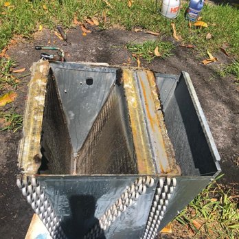 Mold R Us - A/C unit with mold - Damage Restoration Near Me - Hollywood, Florida Mold R Us - A/C unit with mold - Damage Restoration Near Me - Hollywood, Florida