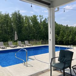 Kiker's Pools & Spas - 4 years in and the pool is still looking good.