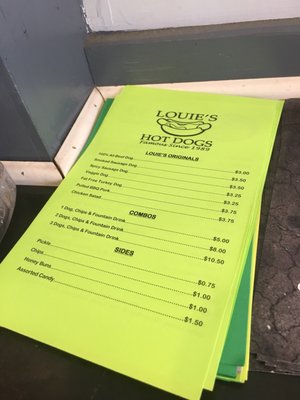 Menu photo 4 Louie's Hot Dogs Wilmington, NC Menu photo 4 Louie's Hot Dogs Wilmington, NC