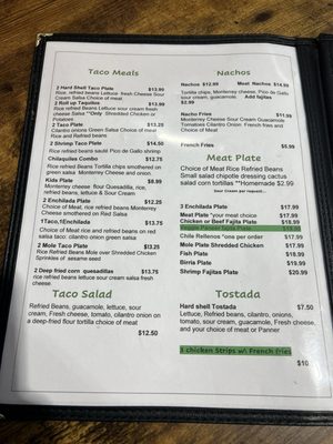 Menu photo 4 Dublin Taqueria Dublin, CA