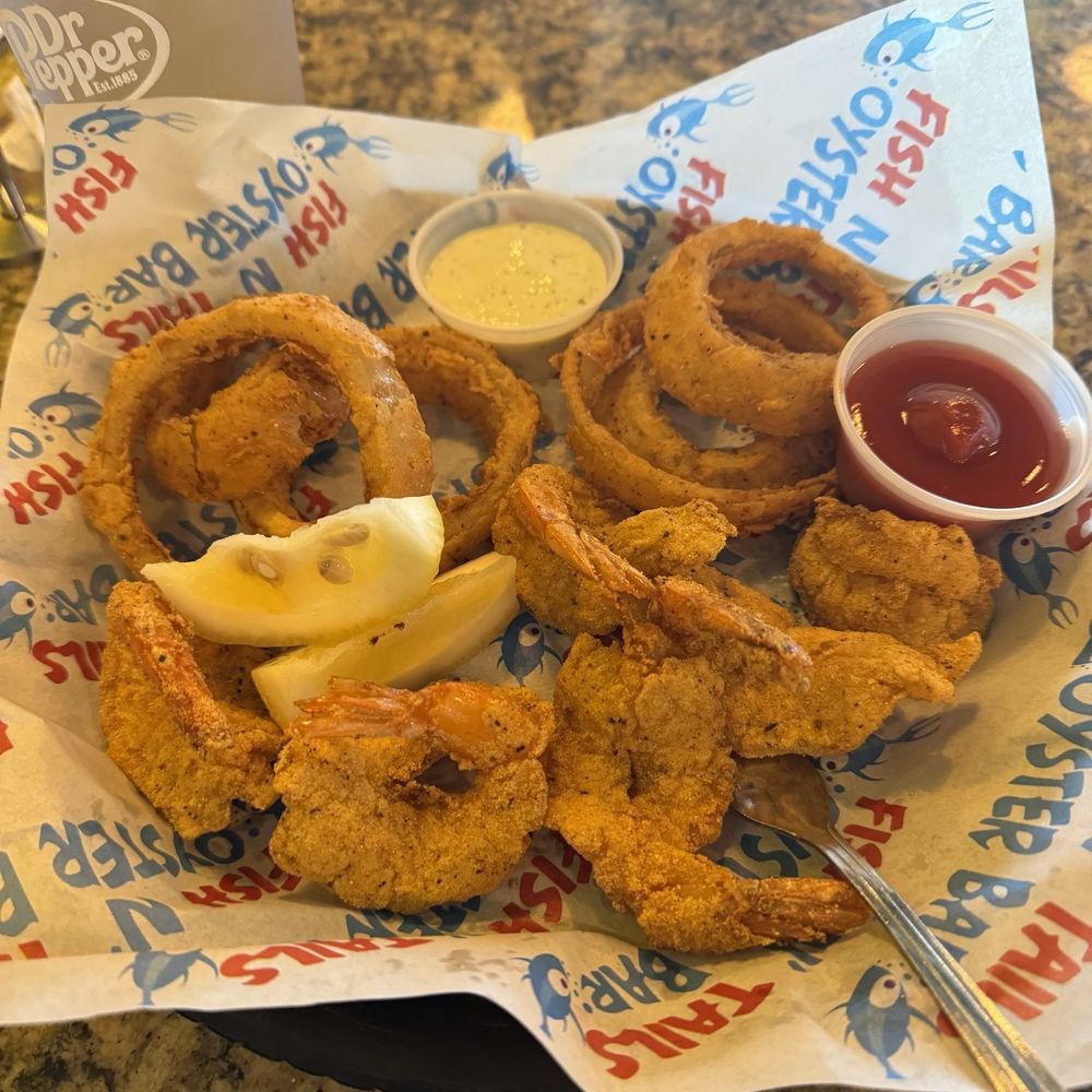 Fish N Tails Oyster Bar - Shrimp basket - Bars Near Me - Rowlett, Texas Fish N Tails Oyster Bar - Shrimp basket - Bars Near Me - Rowlett, Texas
