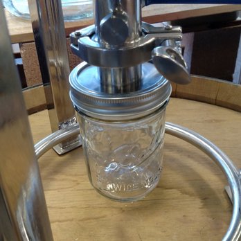 NorCal Brewing Solutions - Canning jar yeast harvester Custom built by Nor Cal Brewing - Brewing Supplies Near Me - Redding, California