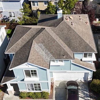 ELM Roofing Contractors - Old roof before replacement - Roofing Near Me - San Mateo, California