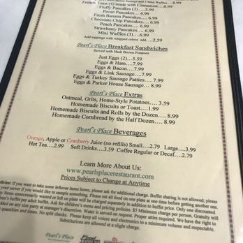Pearl's Place - Menu - Breakfast & Brunch Near Me - Chicago, Illinois Pearl's Place - Menu - Breakfast & Brunch Near Me - Chicago, Illinois