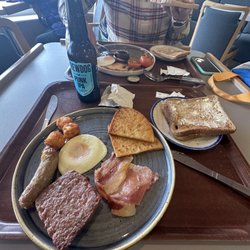 Caledonian Macbrayne - Breakfast on board.