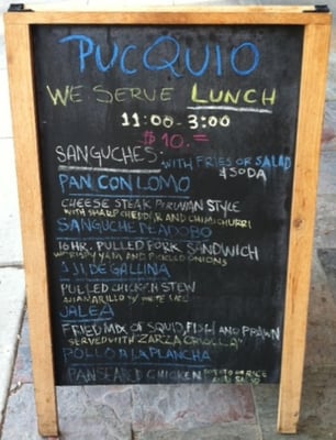 Menu photo 8 Pucquio Oakland, CA