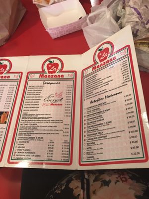 Menu photo 2 La Manzana Tijuana, BCN Menu photo 2 La Manzana Tijuana, BCN