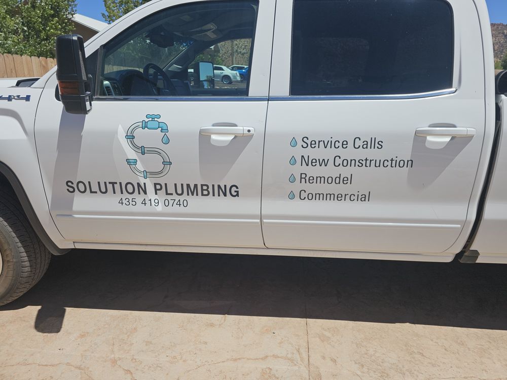 Slide of Solution Plumbing
