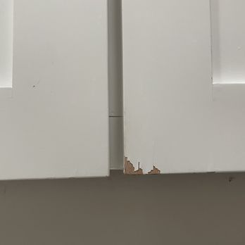 West Coast Painting Pros - Chipping and cracking paint on cabinet door - Painters Near Me - Palm Desert, California West Coast Painting Pros - Chipping and cracking paint on cabinet door - Painters Near Me - Palm Desert, California