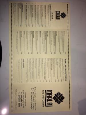 Menu photo 2 Marlai Thai Restaurant Seattle, WA