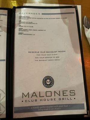 Menu photo 7 Malone's Clubhouse Grill Arvada, CO Menu photo 7 Malone's Clubhouse Grill Arvada, CO