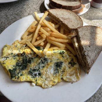Kings Valley Diner - spinach and feta omelette - Diners Near Me - Kingston, New York