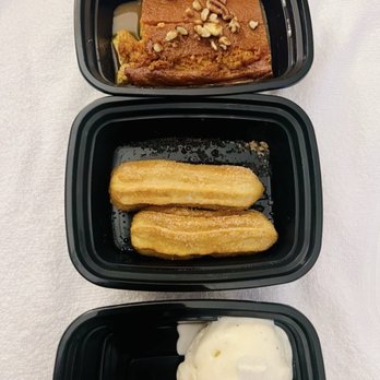 Barrio Queen - 4th course -Dessert: Flan & Churros - Mexican Near Me - Avondale, Arizona