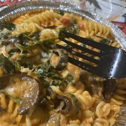 Peppery Portabella Mushroom Pasta *
