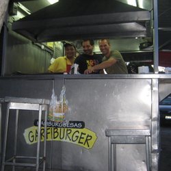 Garfiburger - The owner and me in the stand. September 2010.