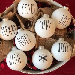 Sunshine Embroidery Works - Custom Christmas Ornaments!