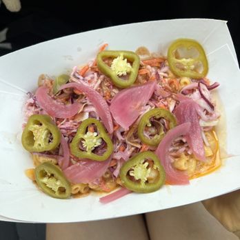Curia On the Drag - guava bbq loaded mac and cheese - Coffee & Tea Near Me - Gainesville, Florida