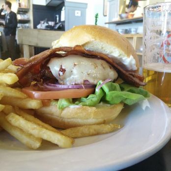 Uinta Brewing - burger and fries.  doesn't blow you away but a decent meal. - Brewpubs Near Me - Salt Lake City, Utah