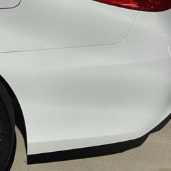 San Pedro Auto Body - Repaired rear quarter panel and bumper replaced.