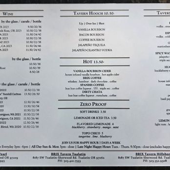 Brix Tavern - Brunch menu (Sept 2026) - Breakfast & Brunch Near Me - Hillsboro, Oregon Brix Tavern - Brunch menu (Sept 2026) - Breakfast & Brunch Near Me - Hillsboro, Oregon